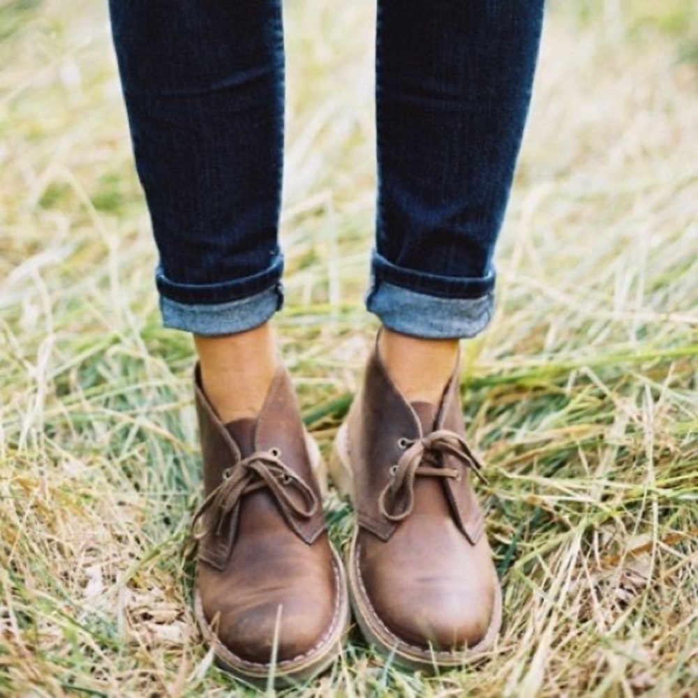 Clark’s original chukka desert leather boots